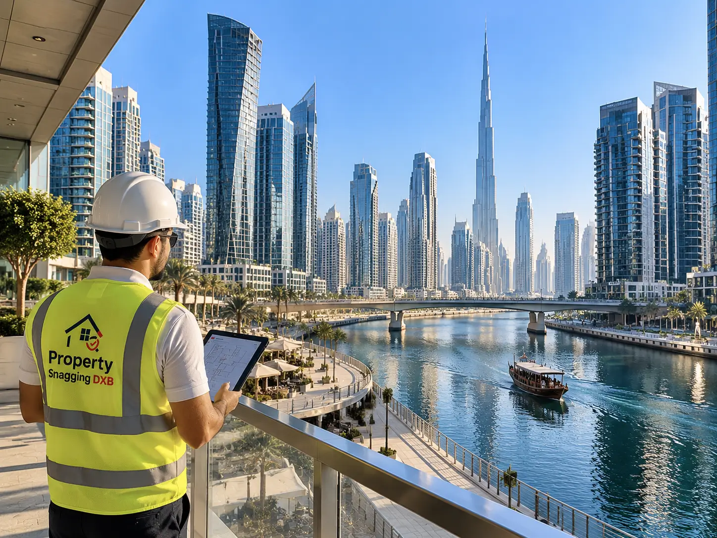 Business Bay Dubai Water Canal skyline
