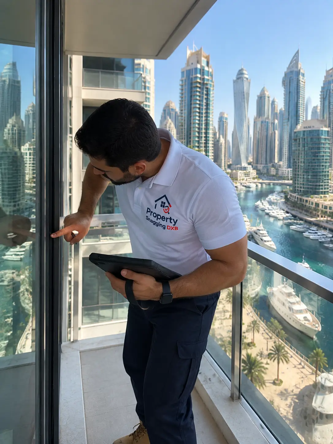 Dubai Marina balcony inspection service