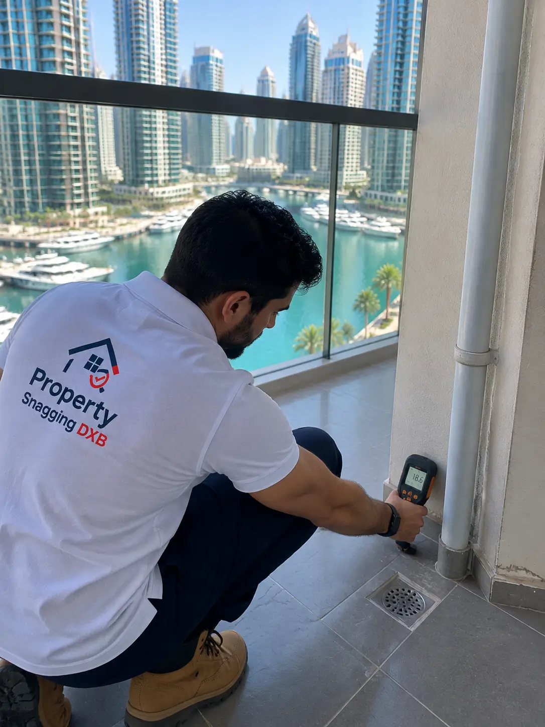 Dubai Marina moisture inspection service