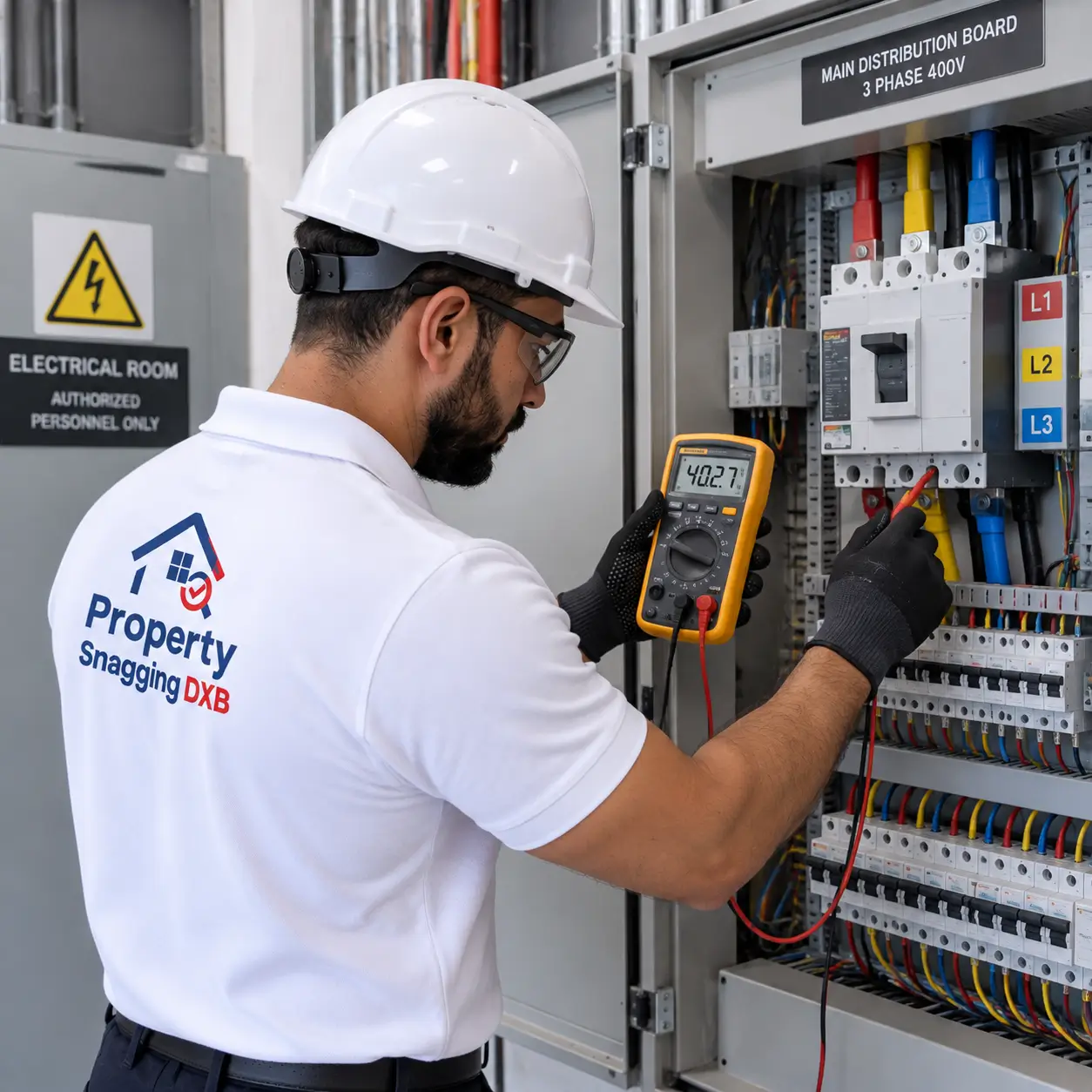 Electrical panel inspection in Dubai