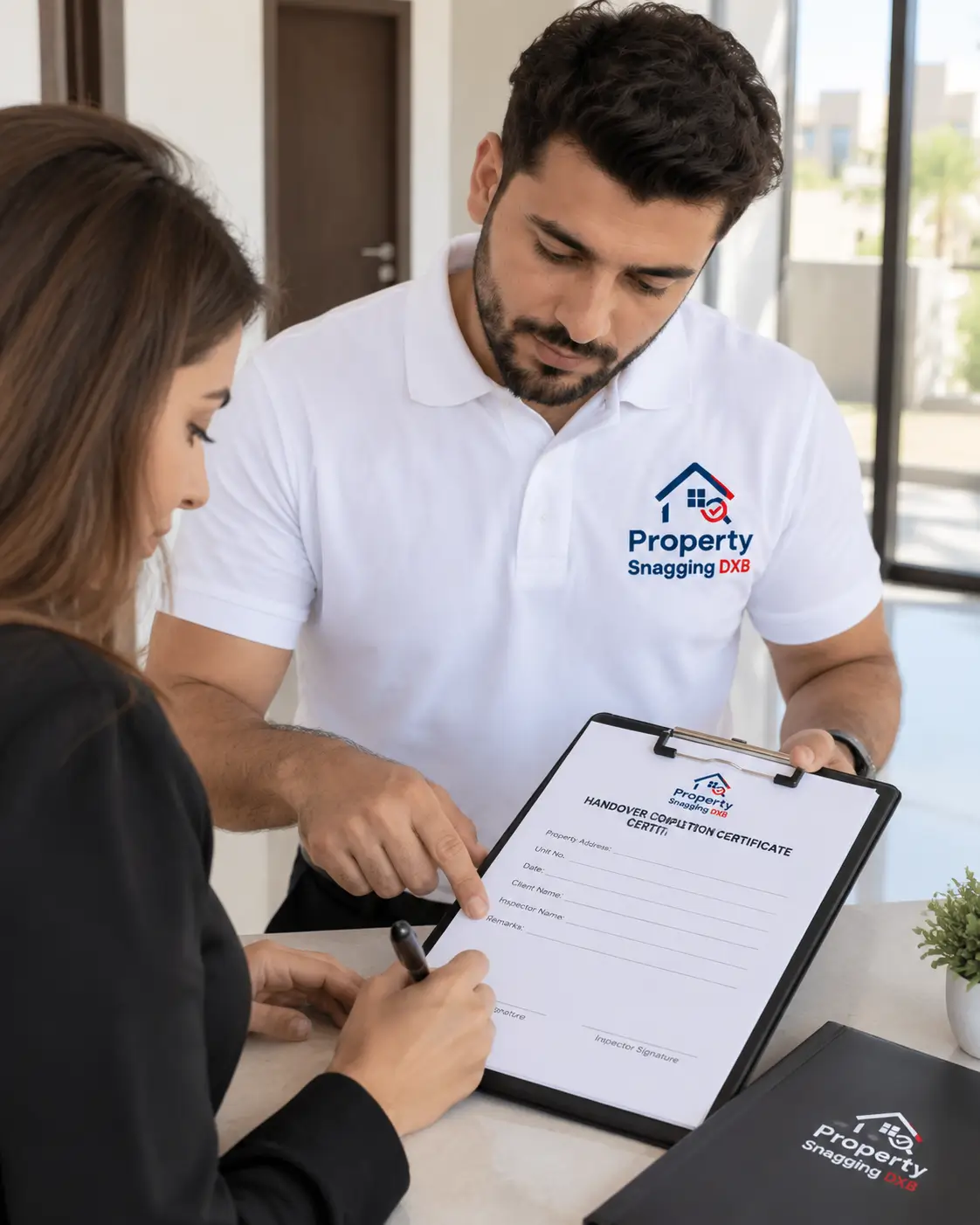 Handover certificate signing in Dubai