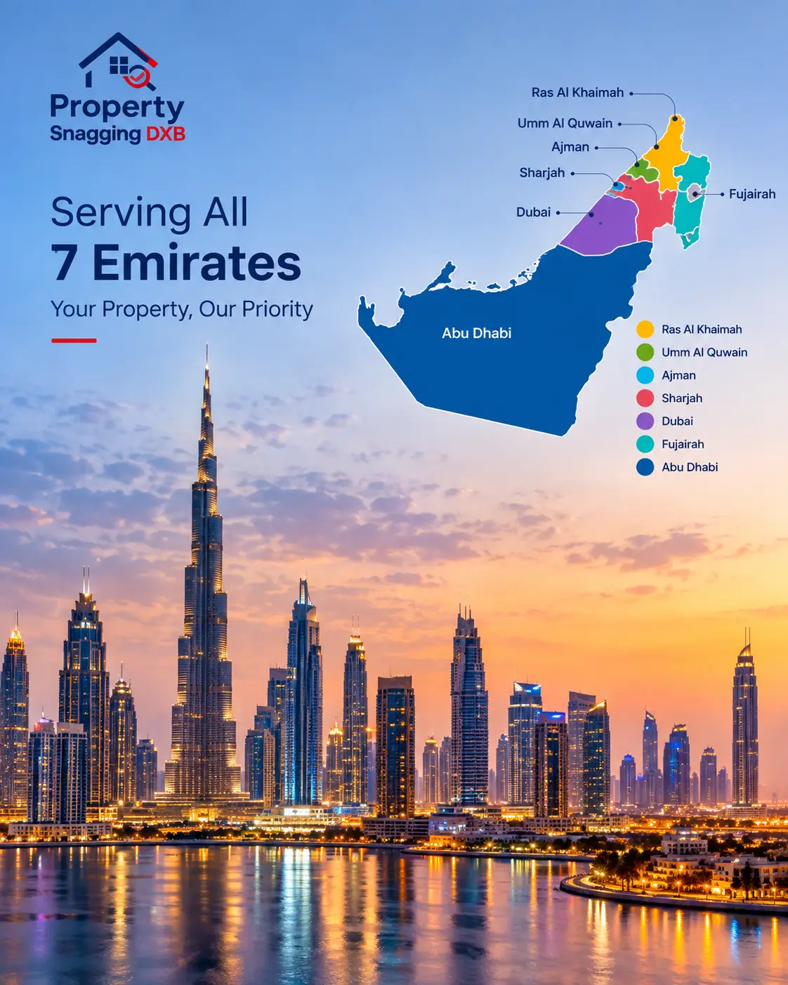 Property snagging services across Dubai and the 7 Emirates