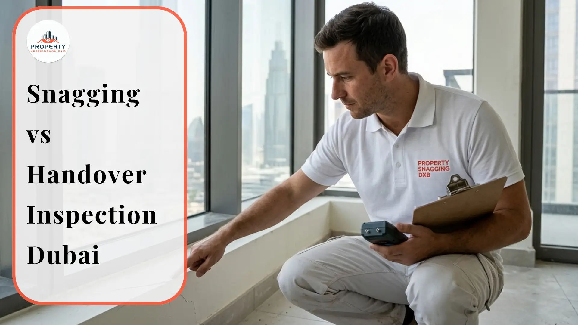 Snagging vs Handover Inspection Dubai: Key Differences