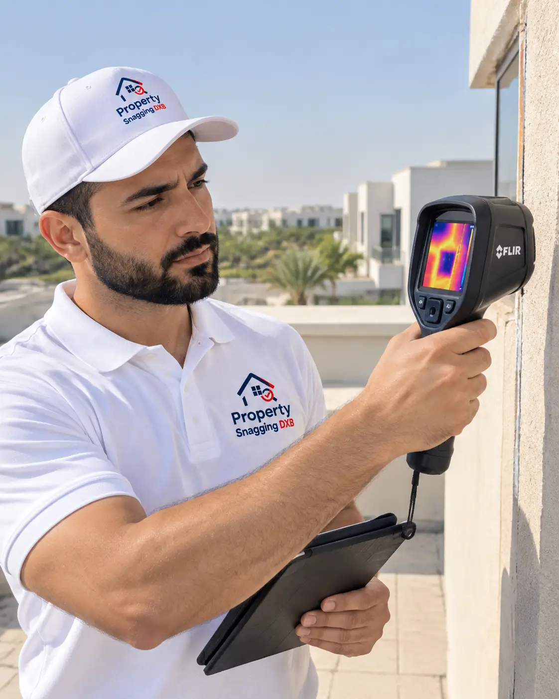 Thermal camera villa inspection in Dubai