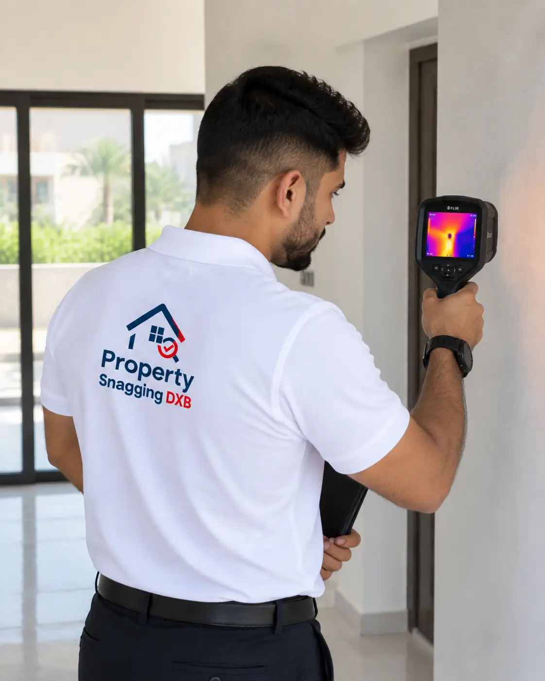 Thermal imaging inspection during handover in Dubai