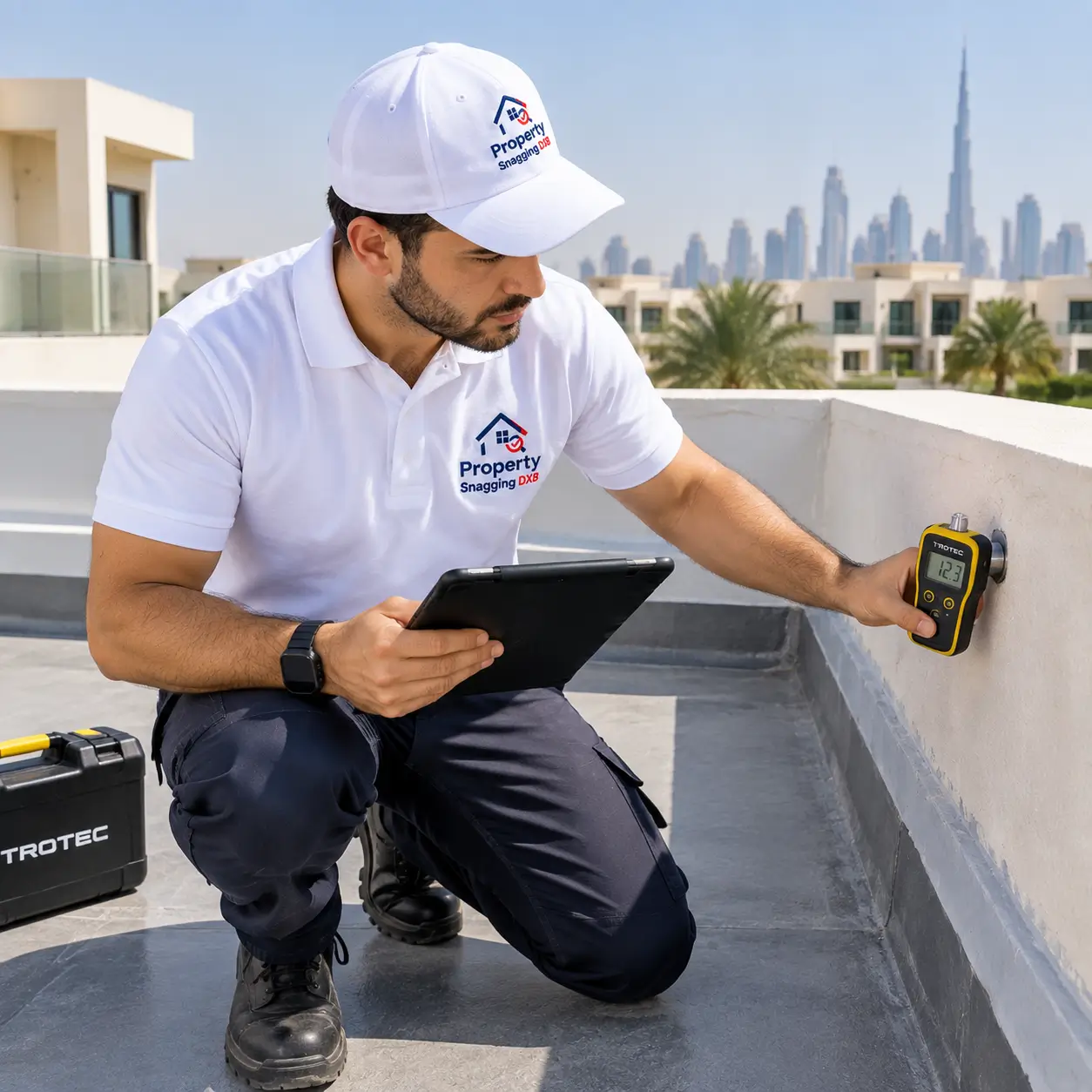 Villa waterproofing inspection in Dubai