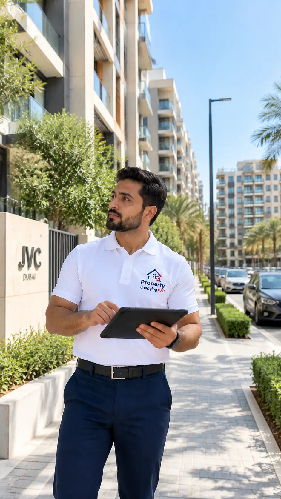 JVC Dubai residential area snagging inspection service