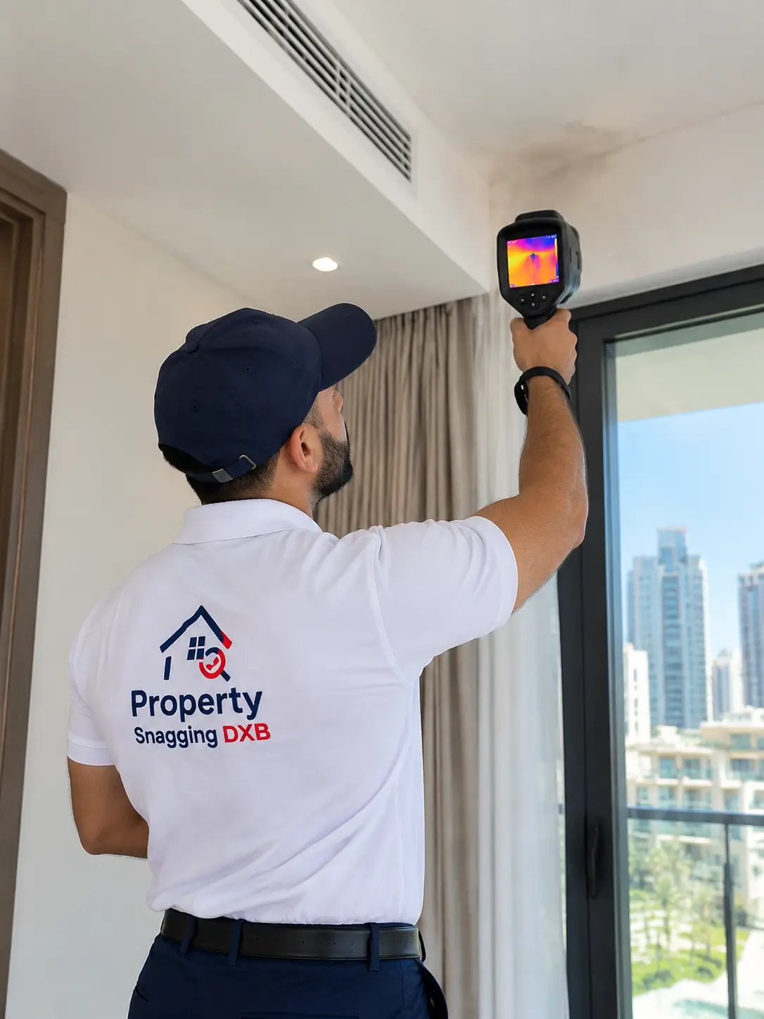 Thermal imaging inspection for Dubai property snagging